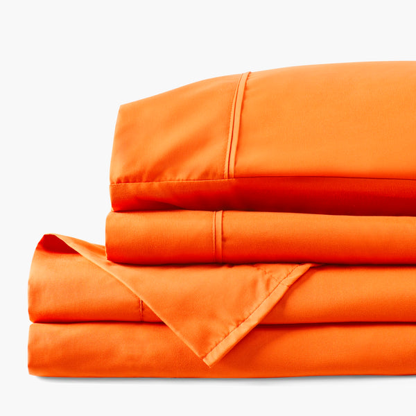 Load image into Gallery viewer, Sunkissed Orange Sheet Set