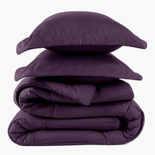 Load image into Gallery viewer, Eggplant Oversized Comforter Set