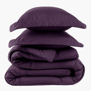 Eggplant Oversized Comforter Set