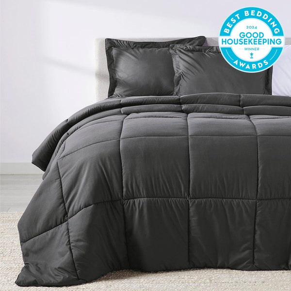 Load image into Gallery viewer, Graphite Gray Oversized Comforter Set