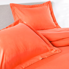 Load image into Gallery viewer, Hot Coral Duvet Cover Set