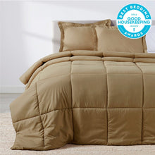 Load image into Gallery viewer, Light Mocha Oversized Comforter Set