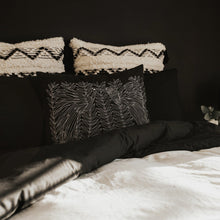 Load image into Gallery viewer, Midnight Black Sheet Set