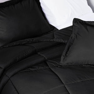 Midnight Black Oversized Comforter Set