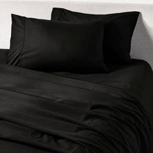 Load image into Gallery viewer, Midnight Black Sheet Set