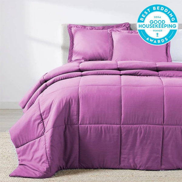 Load image into Gallery viewer, Purple Orchid Oversized Comforter Set