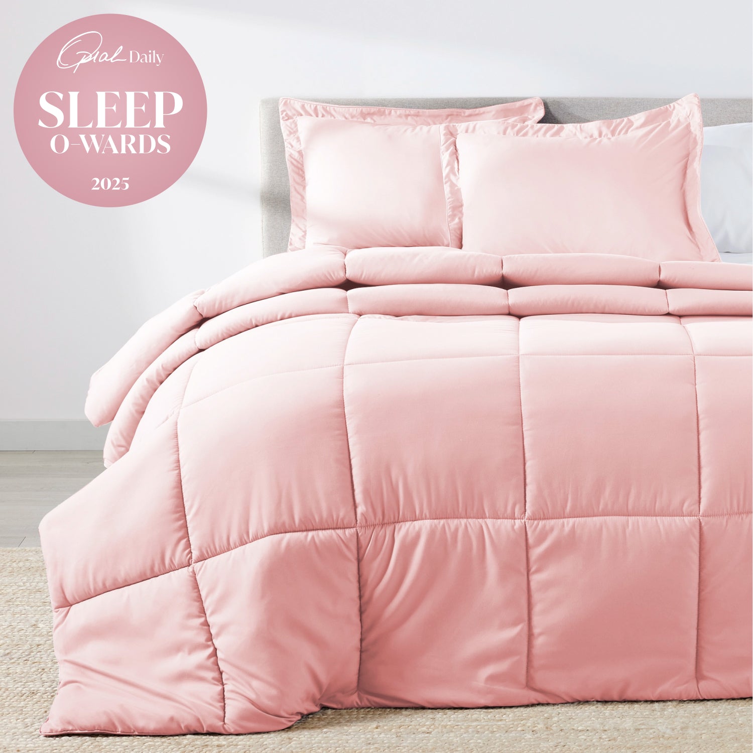 Cotton Candy Pink Oversized Comforter Set