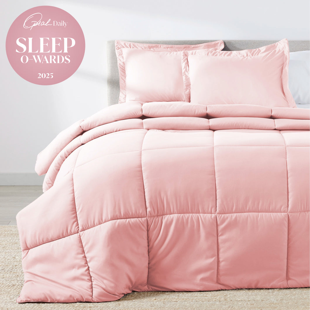 Cotton Candy Pink Oversized Comforter Set