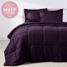 Load image into Gallery viewer, Eggplant Oversized Comforter Set