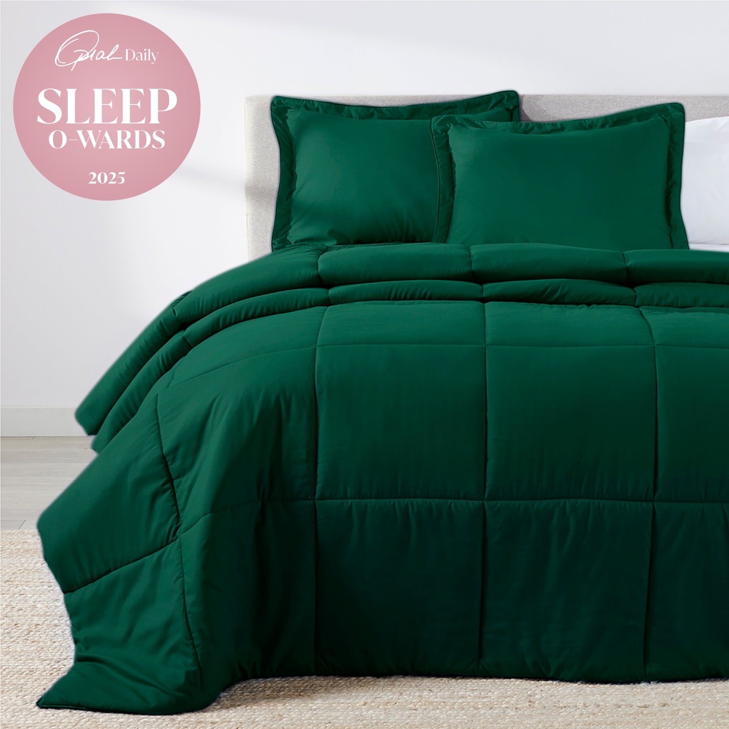 Emerald Green Oversized Comforter Set