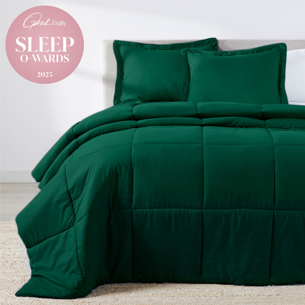 Emerald Green Oversized Comforter Set