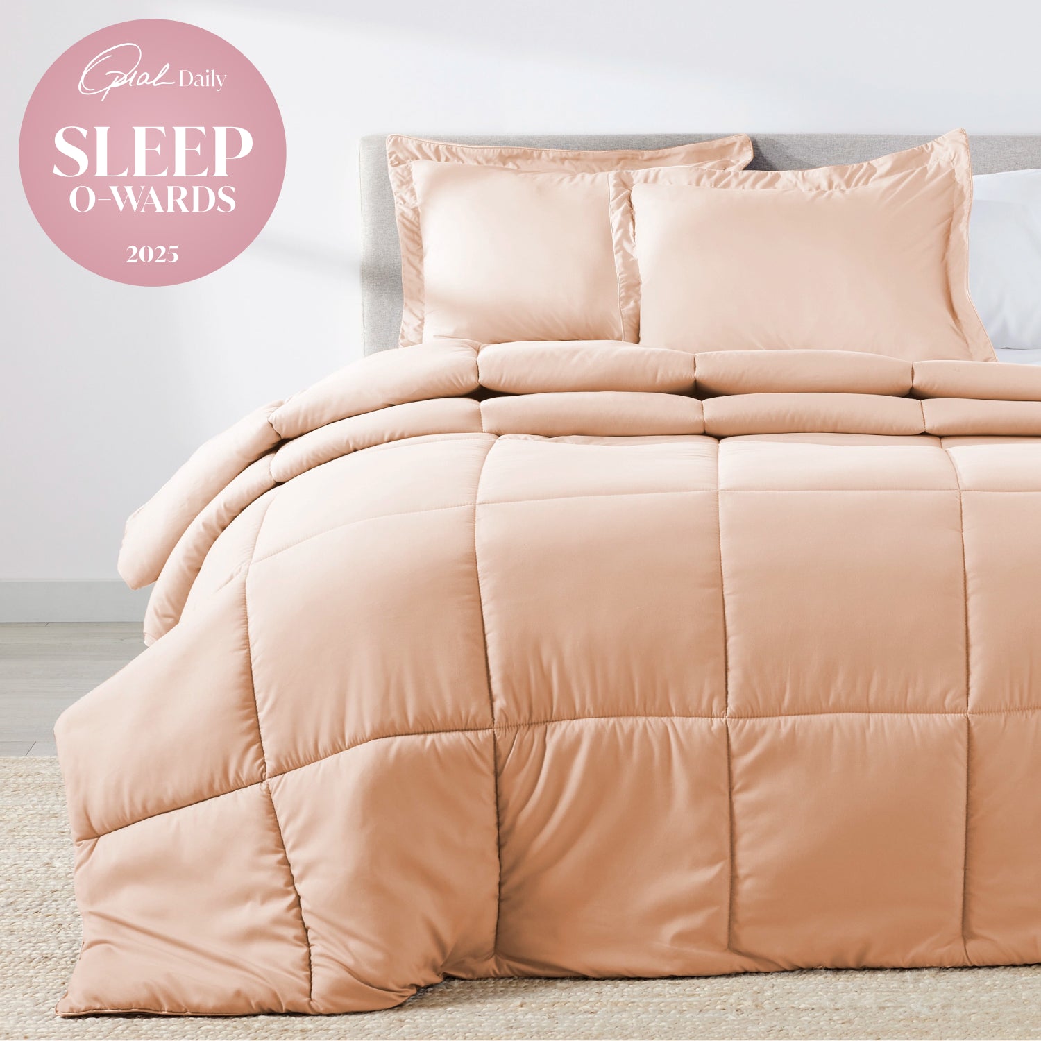 Perfect Peach Oversized Comforter Set