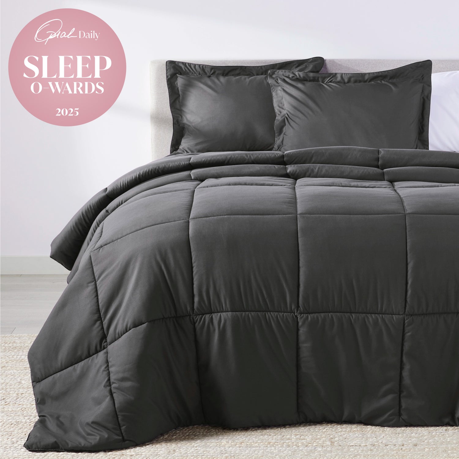Graphite Gray Oversized Comforter Set