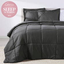 Load image into Gallery viewer, Graphite Gray Oversized Comforter Set