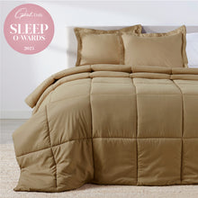 Load image into Gallery viewer, Light Mocha Oversized Comforter Set