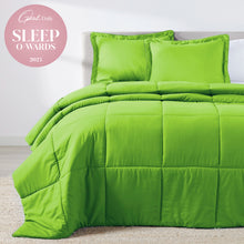 Load image into Gallery viewer, Tropical Lime Oversized Comforter Set