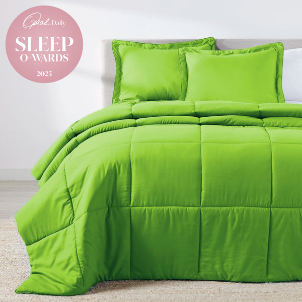Load image into Gallery viewer, Tropical Lime Oversized Comforter Set