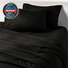 Load image into Gallery viewer, Midnight Black Sheet Set