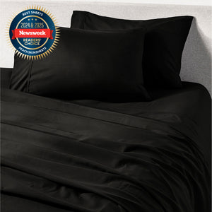 Midnight Black Sheet Set