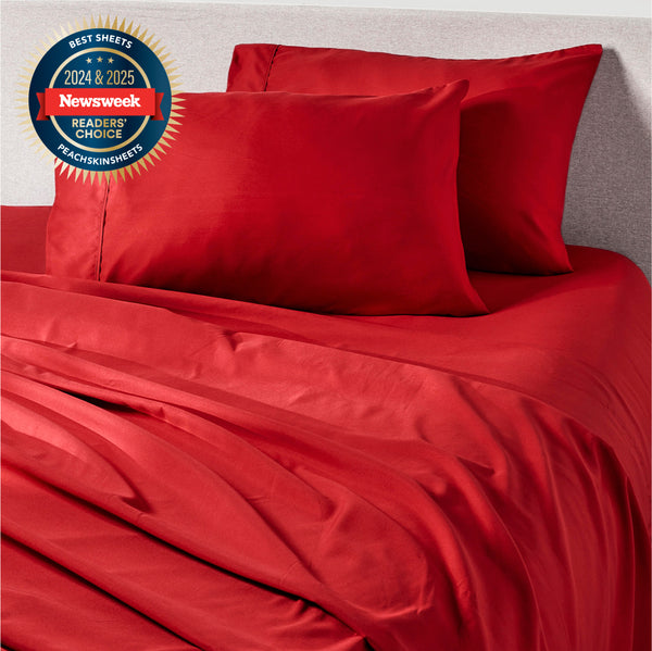Load image into Gallery viewer, Red Velvet Sheet Set