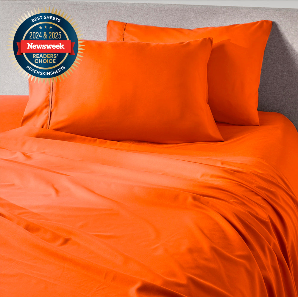 Sunkissed Orange Sheet Set
