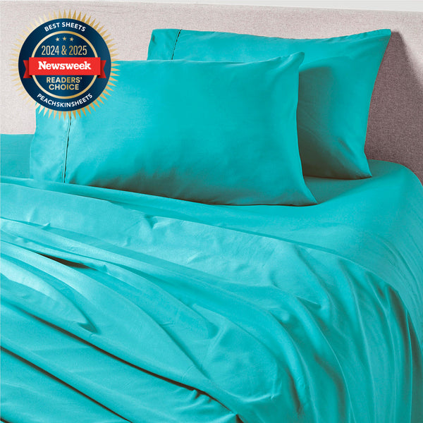 Load image into Gallery viewer, Tiki Turquoise Sheet Set