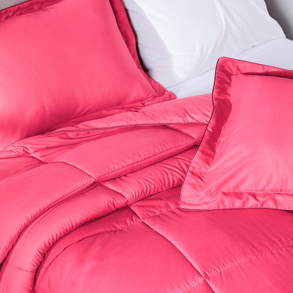 Passion Pink Oversized Comforter Set