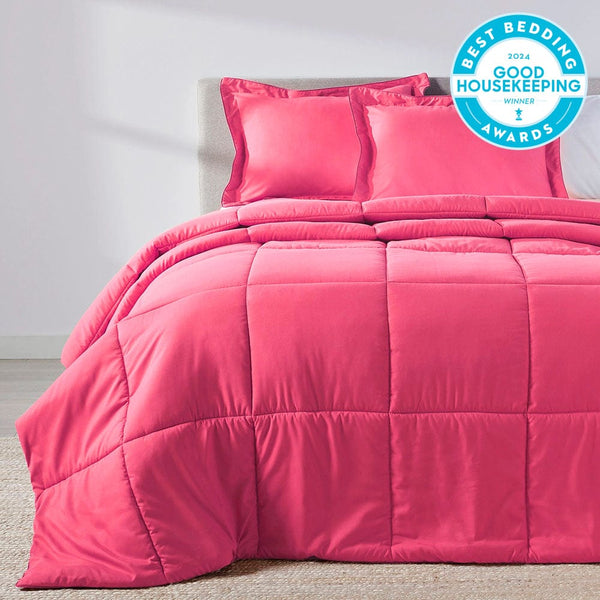 Load image into Gallery viewer, Passion Pink Oversized Comforter Set