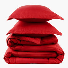 Load image into Gallery viewer, Red Velvet Oversized Comforter Set