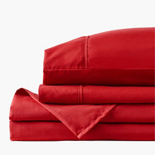 Load image into Gallery viewer, Red Velvet Sheet Set