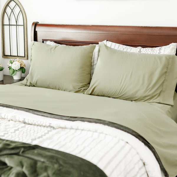 Load image into Gallery viewer, Sage Green Sheet Set