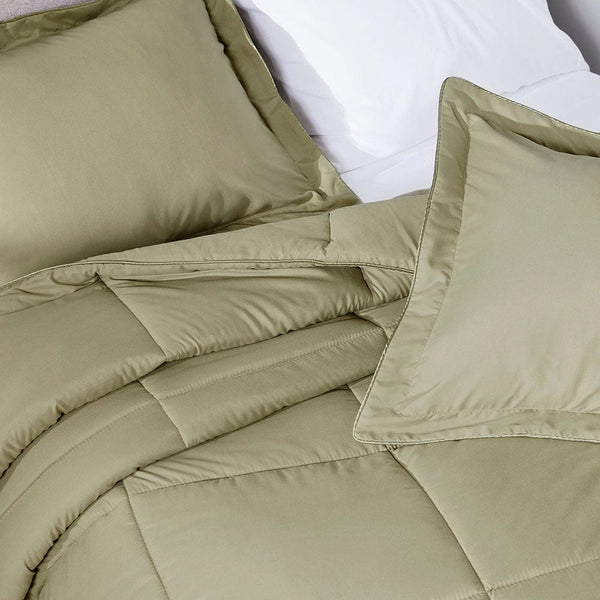 Load image into Gallery viewer, Sage Green Oversized Comforter Set