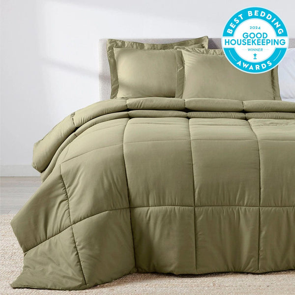 Load image into Gallery viewer, Sage Green Oversized Comforter Set