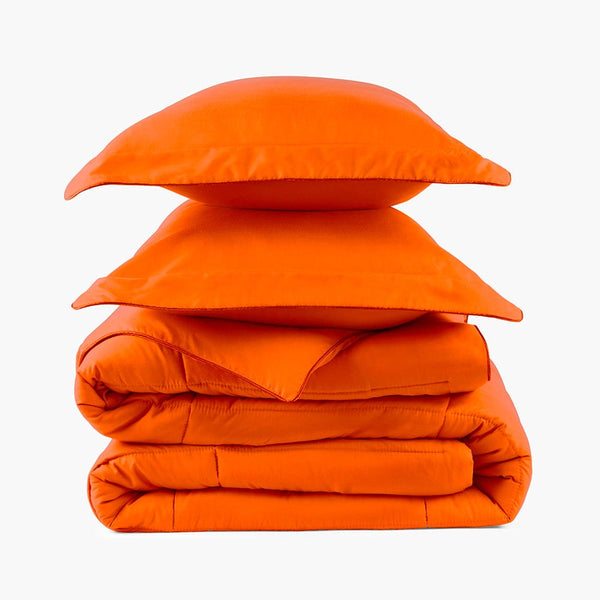 Load image into Gallery viewer, Sunkissed Orange Oversized Comforter Set