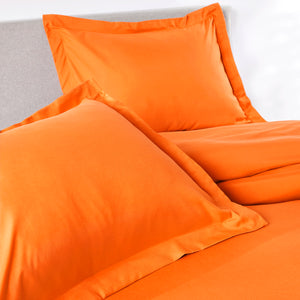 Sunkissed Orange Duvet Cover Set