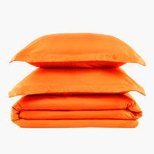 Load image into Gallery viewer, Sunkissed Orange Duvet Cover Set