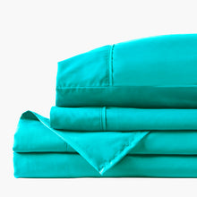 Load image into Gallery viewer, Tiki Turquoise Sheet Set