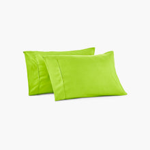 Load image into Gallery viewer, Tropical Lime Pillowcase Set