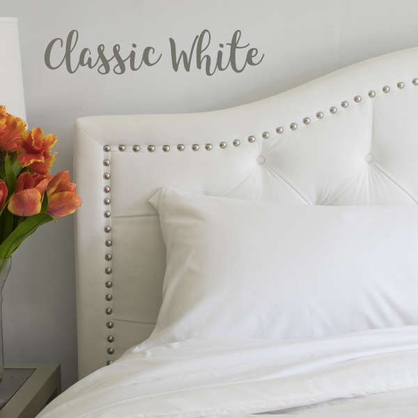 Load image into Gallery viewer, Classic White Sheet Set