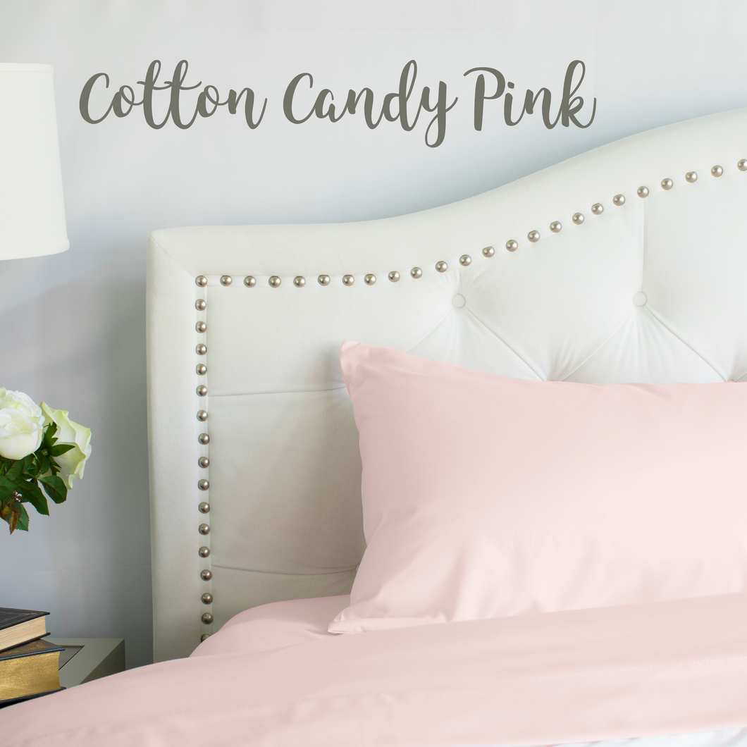 Cotton Candy Pink Sheet Set