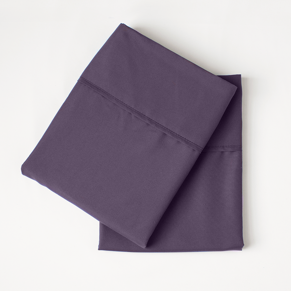 Load image into Gallery viewer, Eggplant Pillowcase Set