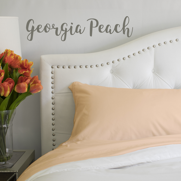 Load image into Gallery viewer, Georgia Peach Sheet Set