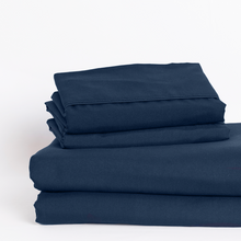 Load image into Gallery viewer, Mariner Blue (Navy) Sheet Set