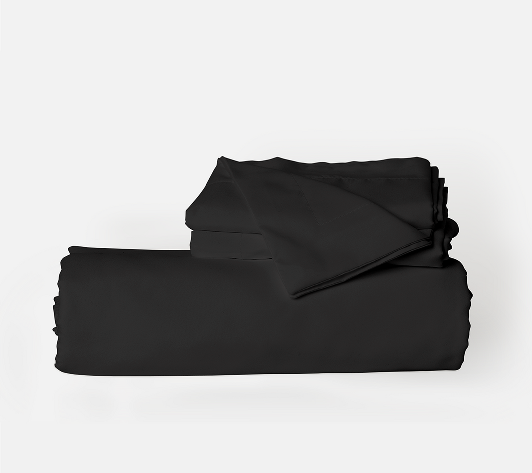 Midnight Black Duvet Cover Set